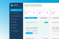 Custom Legal Software&AI Solution for Depositions